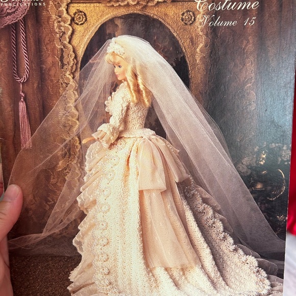 5/$25 crochet Barbie dress outfit sewing pattern book Bridal Doll Gown 🪡 - Picture 1 of 6